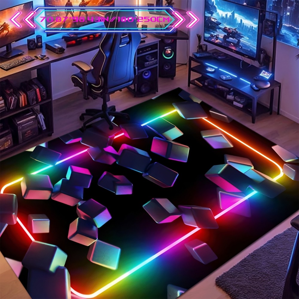 Esports Gaming Hotel - VIKAMA Gaming-Matte, farbenfrohes Design, stilvoller Teppich,