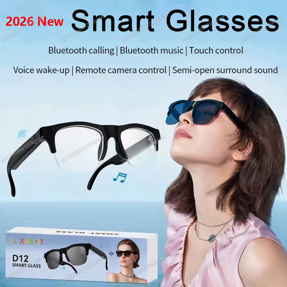 Esports Gaming Remote - 2026 Neue Smarte Bluetooth-Brille mit Touch-Steuerung,