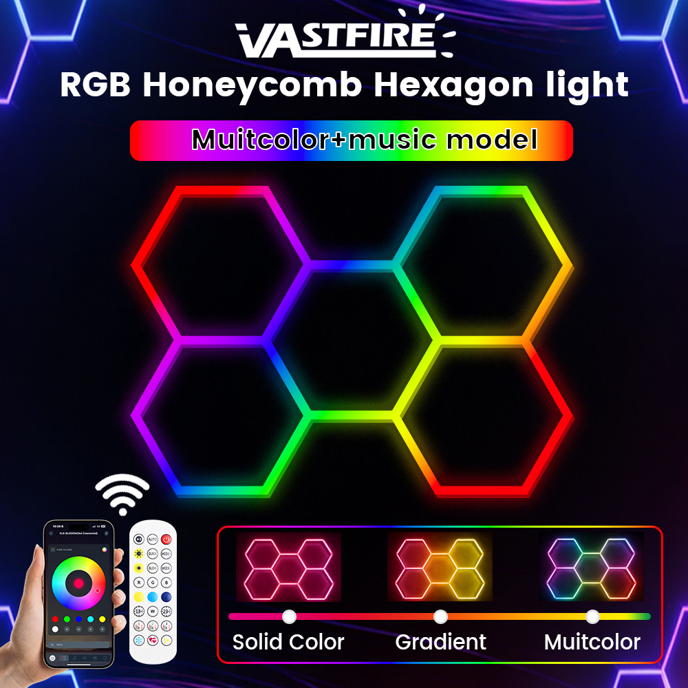 Intelligente RGB-Wabenförmige  – Esports Gaming Remote Bewertung und Preis