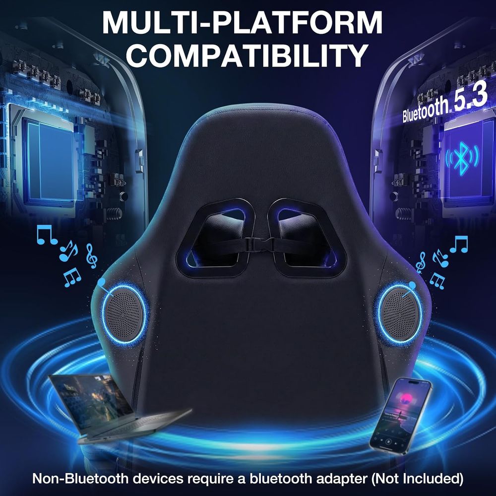 RGB-Gaming-Stuhl mit Bluetooth – Rgb Gaming Chair Bewertung und Preis