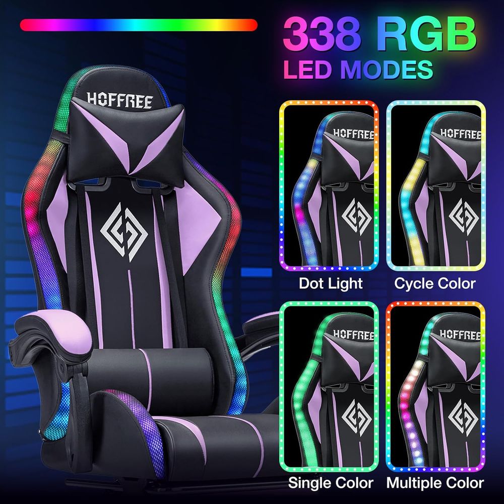 Ergonomischer LED RGB Gaming-S – Rgb Gaming Chair Bewertung und Preis